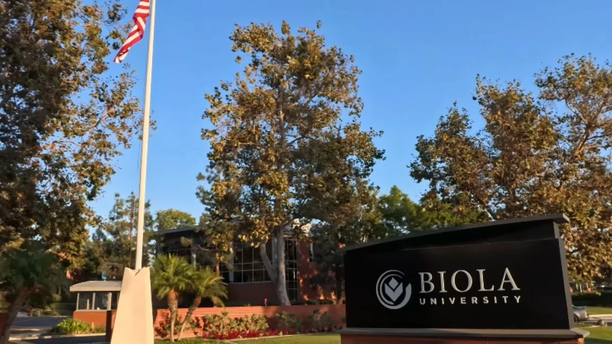 Entrance to Biola University in La Mirada, California
